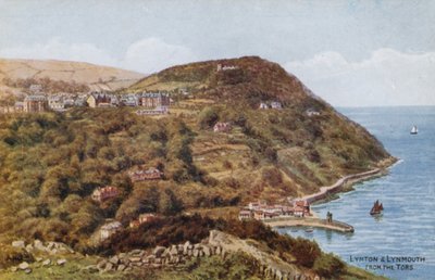 Lynton and Lynmouth from the Tors by Alfred Robert Quinton